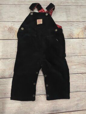 ✨ VTG 90s Old Navy Flannel Lined Overalls 6-12M ✨